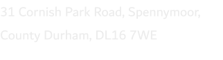 31 Cornish Park Road, Spennymoor, County Durham, DL16 7WE