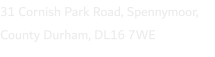 31 Cornish Park Road, Spennymoor, County Durham, DL16 7WE